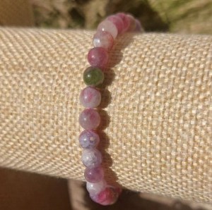 Armband Turmalin multicolor, 06mm Kugeln. – Armbänder online kaufen